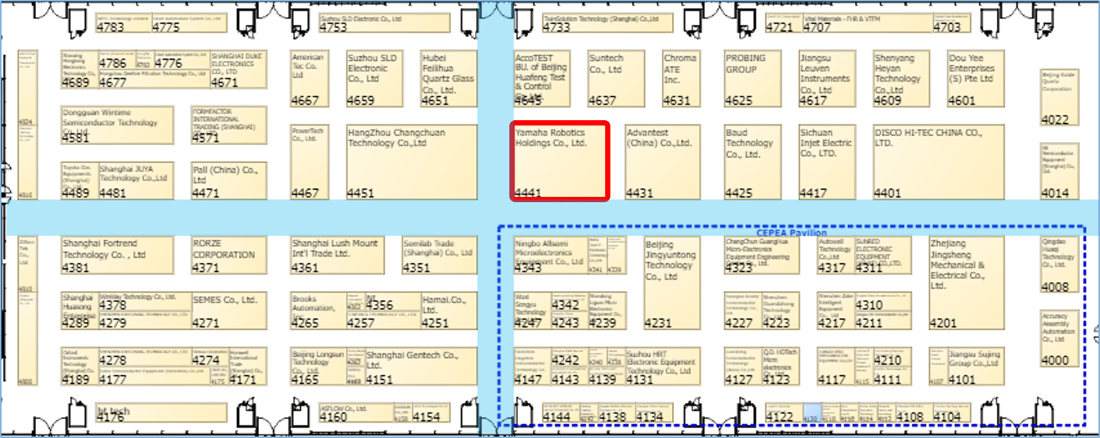 SEMICON CHINA 2024 会場ブース